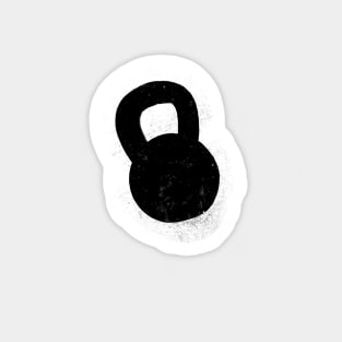 Distressed Kettle Bell Sticker